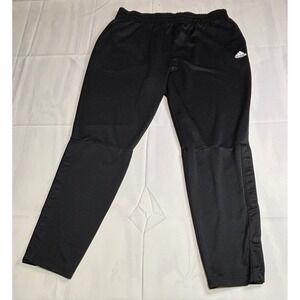 Adidas Track‎ Pants Tearaway Snap Athletic Black Men's Size XL